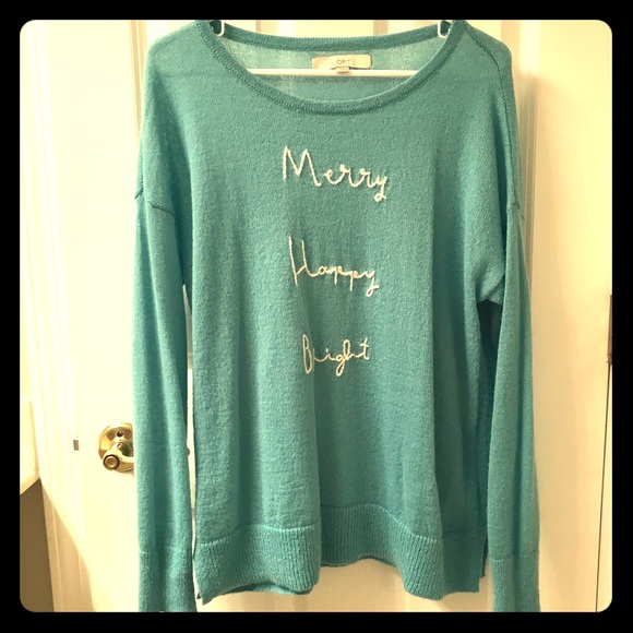Merry, Happy, Bright Sweater - Picture 1 of 3